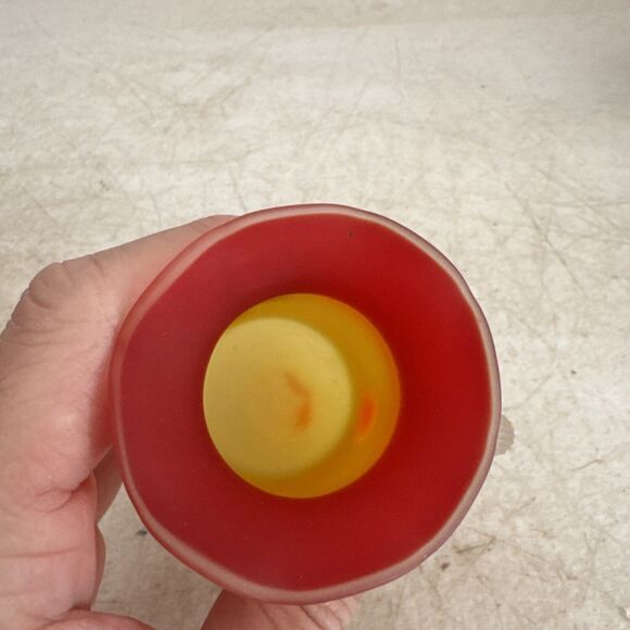 Pilgrim Pitcher / Creamer Set Peachblow Satin Glass Hand Blown Mid-Century - Picture 11 of 12